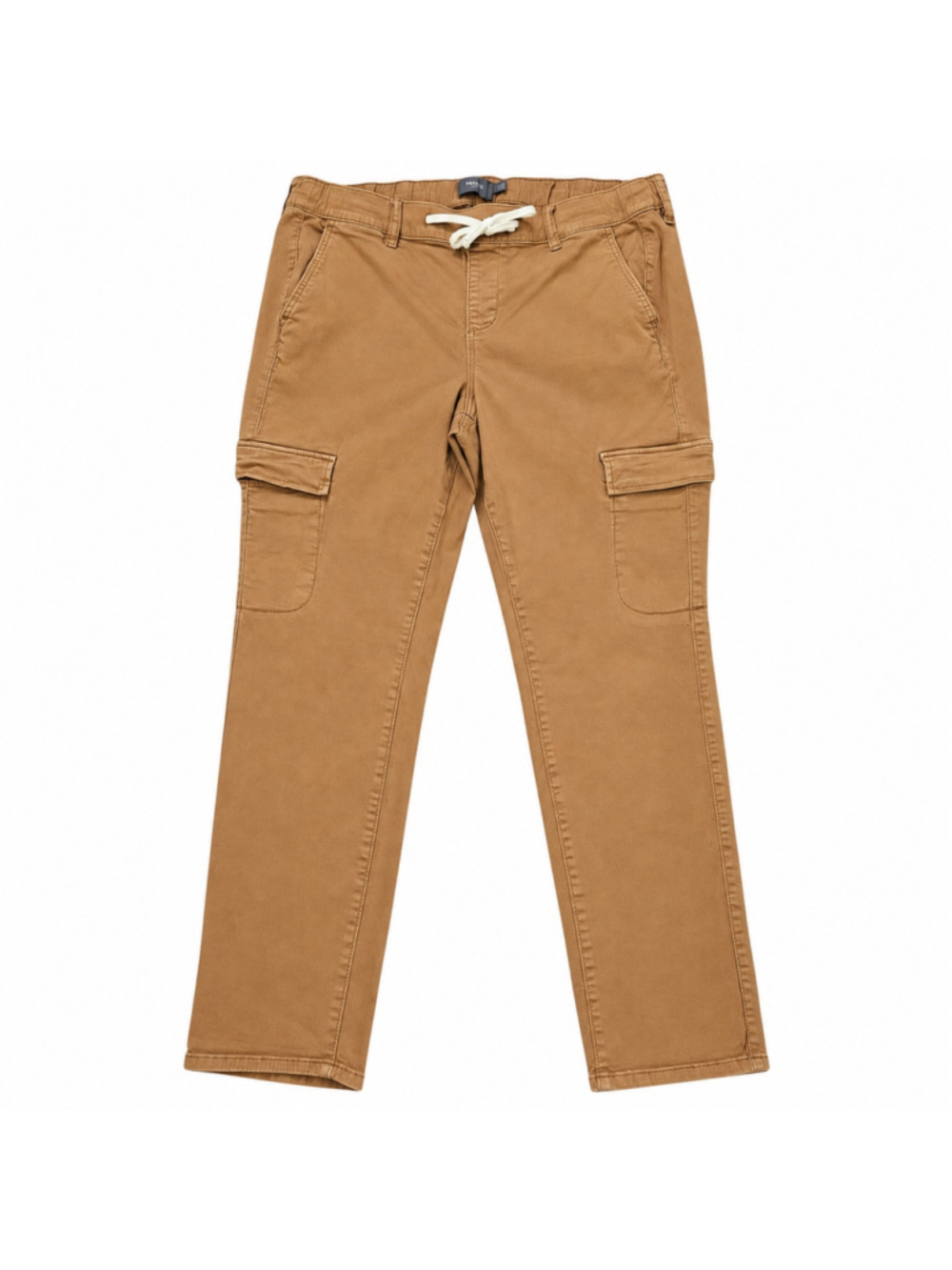 Torrid Cargo Pants 1R 14/16 Tan Khaki Drawstring Elastic Waist Utility Tapered